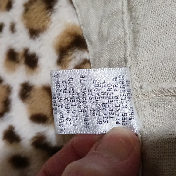 NWOT Connection 18 2pc Linen Sleeveless Button down & Crop pants Sz L juniors - Picture 14 of 16